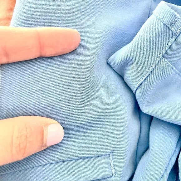 FIG Clothing Casma Three-Pocket Scrub Top in Ceil Blue Size XXS - Picture 7 of 7